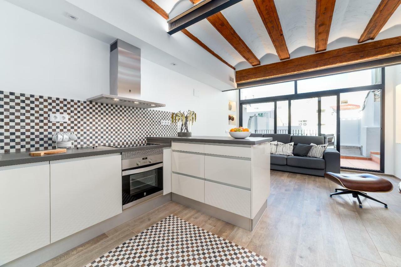 Florit Flats - Center Luxurious 1Br 1Ba Terrace Wi-Fi Ac Lägenhet Valencia Exteriör bild