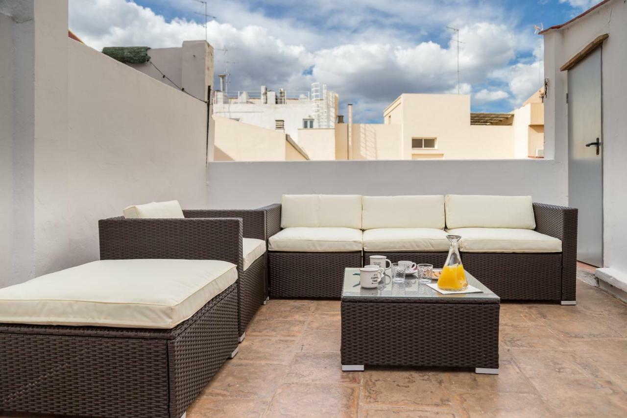Florit Flats - Center Luxurious 1Br 1Ba Terrace Wi-Fi Ac Lägenhet Valencia Exteriör bild