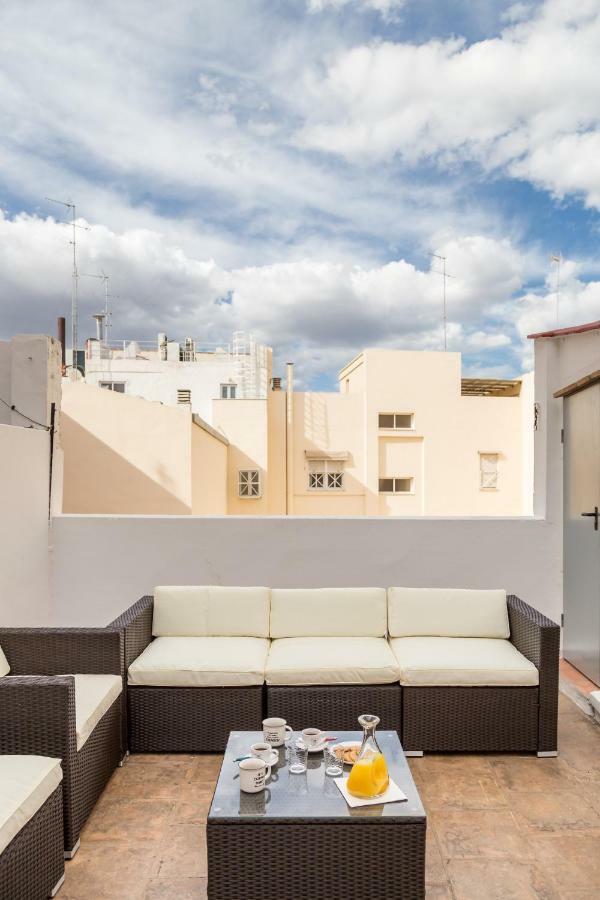 Florit Flats - Center Luxurious 1Br 1Ba Terrace Wi-Fi Ac Lägenhet Valencia Exteriör bild