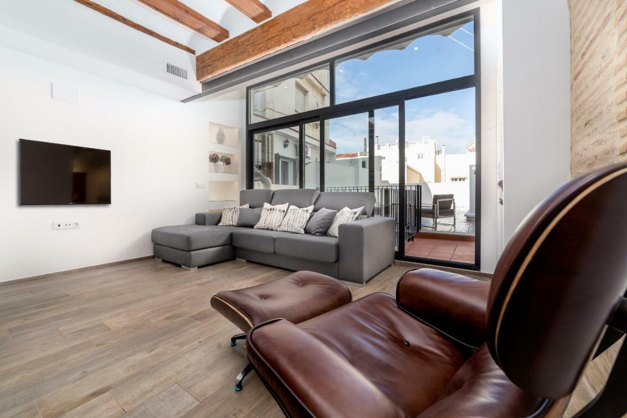 Florit Flats - Center Luxurious 1Br 1Ba Terrace Wi-Fi Ac Lägenhet Valencia Exteriör bild