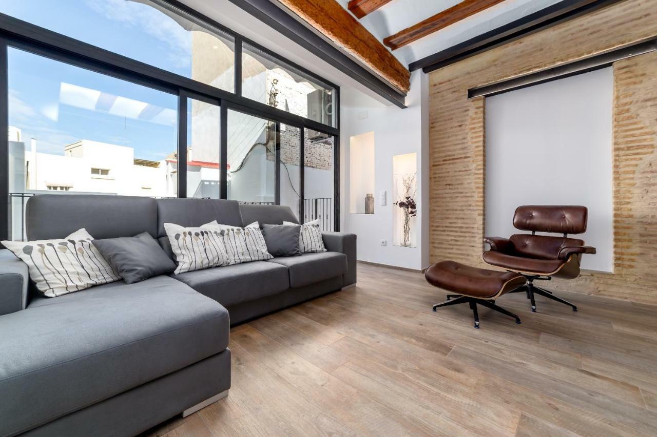 Florit Flats - Center Luxurious 1Br 1Ba Terrace Wi-Fi Ac Lägenhet Valencia Exteriör bild