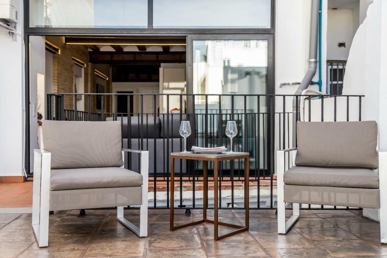 Florit Flats - Center Luxurious 1Br 1Ba Terrace Wi-Fi Ac Lägenhet Valencia Exteriör bild
